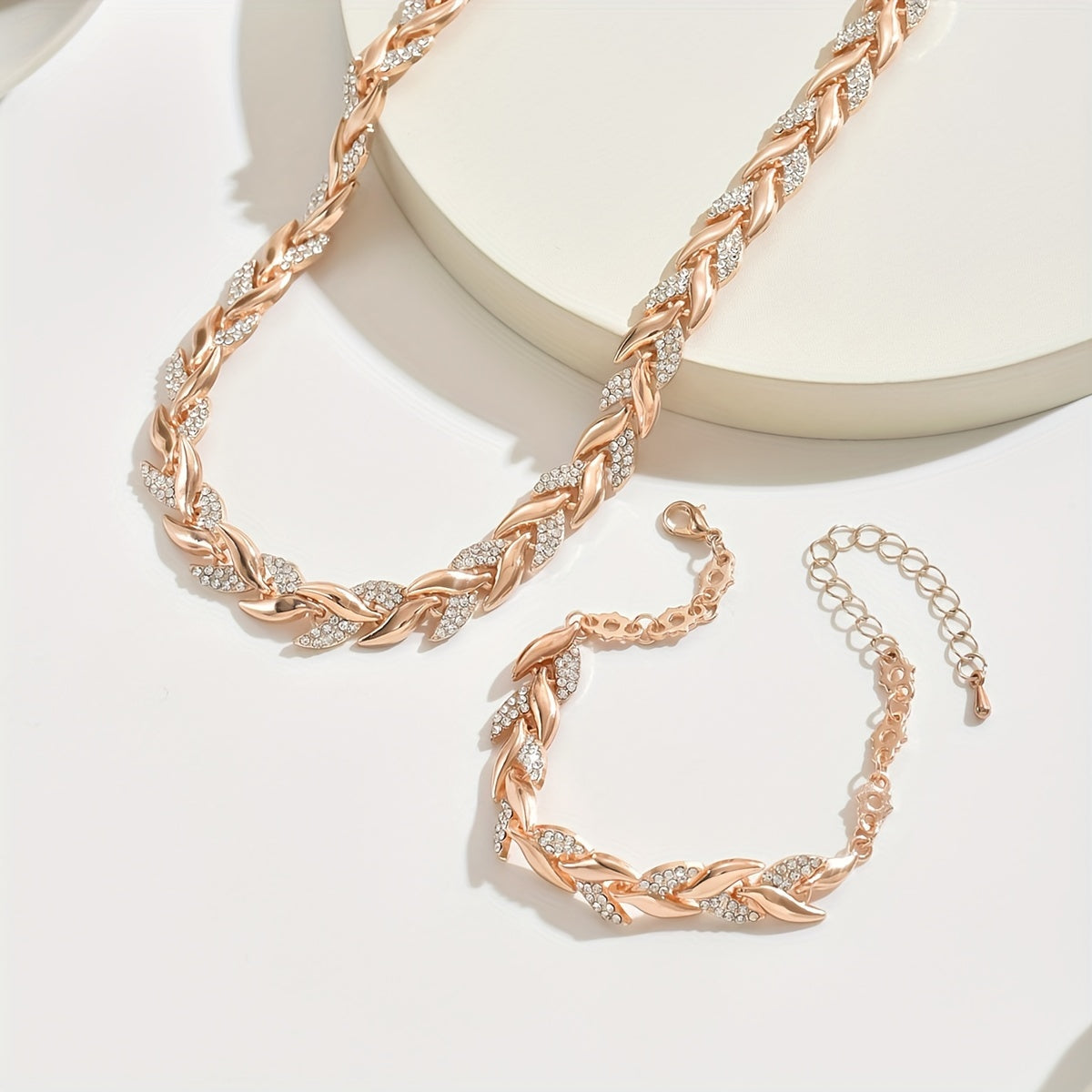 Fish Tail Crystal Set