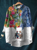 Aveline | Artistic Garden Dream Women's Everyday Blouse
