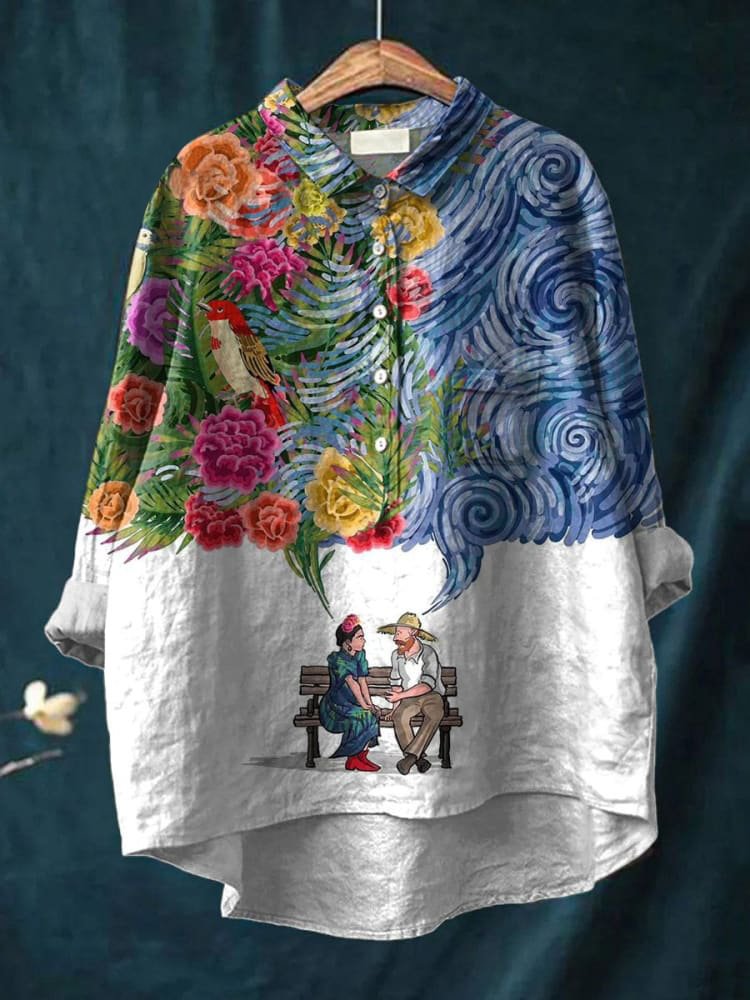 Aveline | Artistic Garden Dream Women's Everyday Blouse