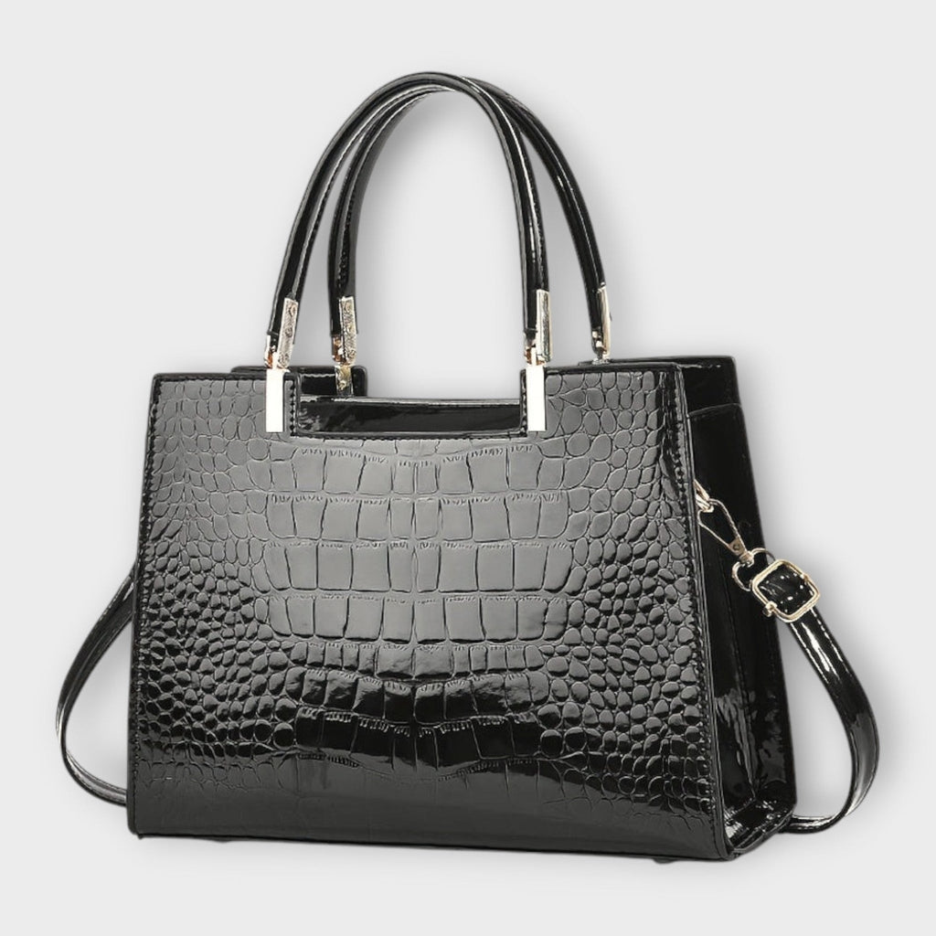 Albina | Sparkling Crocodile Efect Bag
