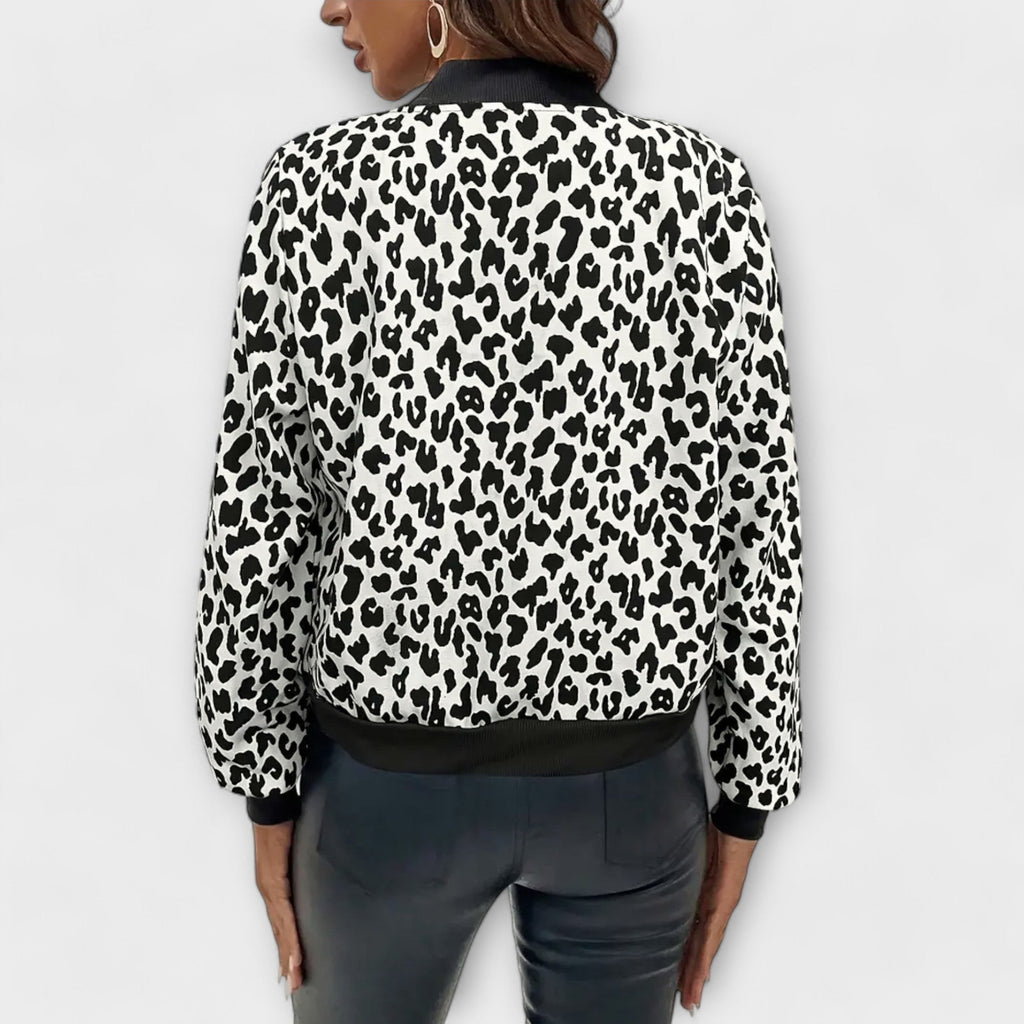 Raquel | Elegant Leopard Print Jacket