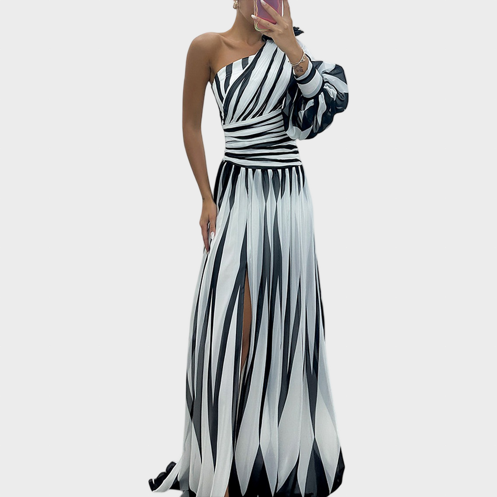 Fenna | Elegant Long Dresses with One Shoulder