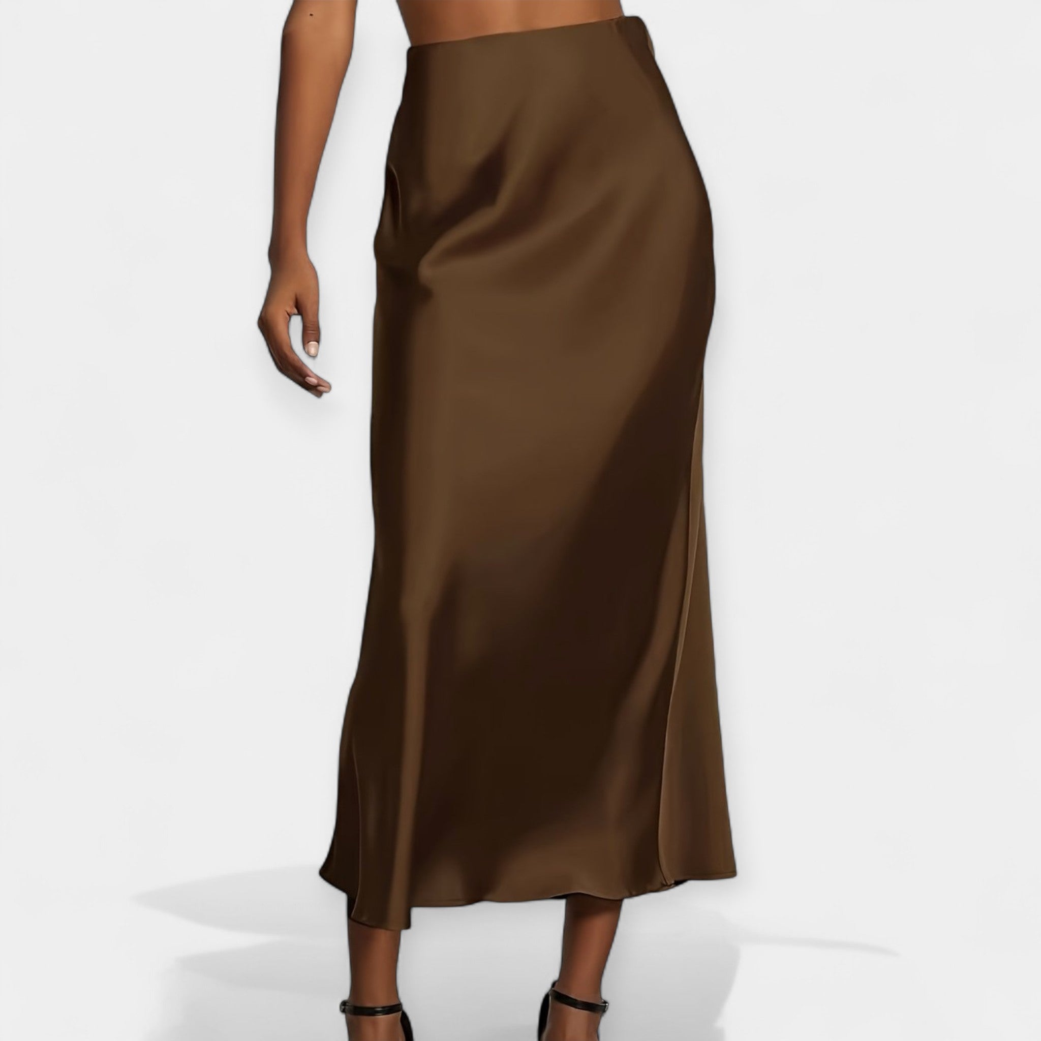 Lorena | High-Waisted Midi Skirt
