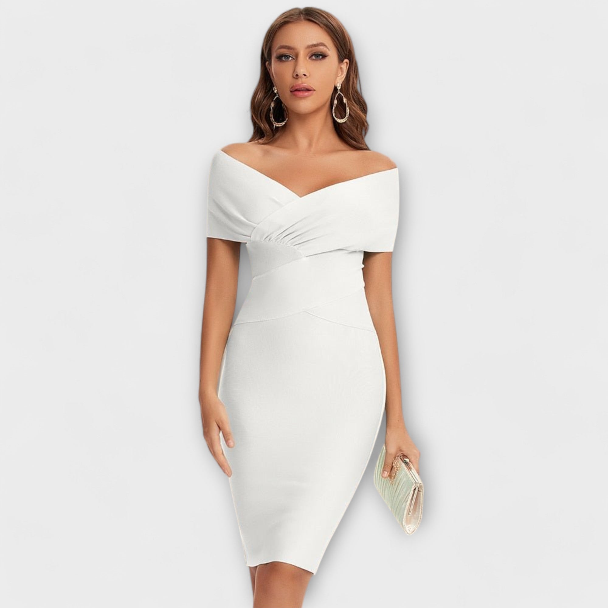 Ofélia | Elegant V-Neck Dress