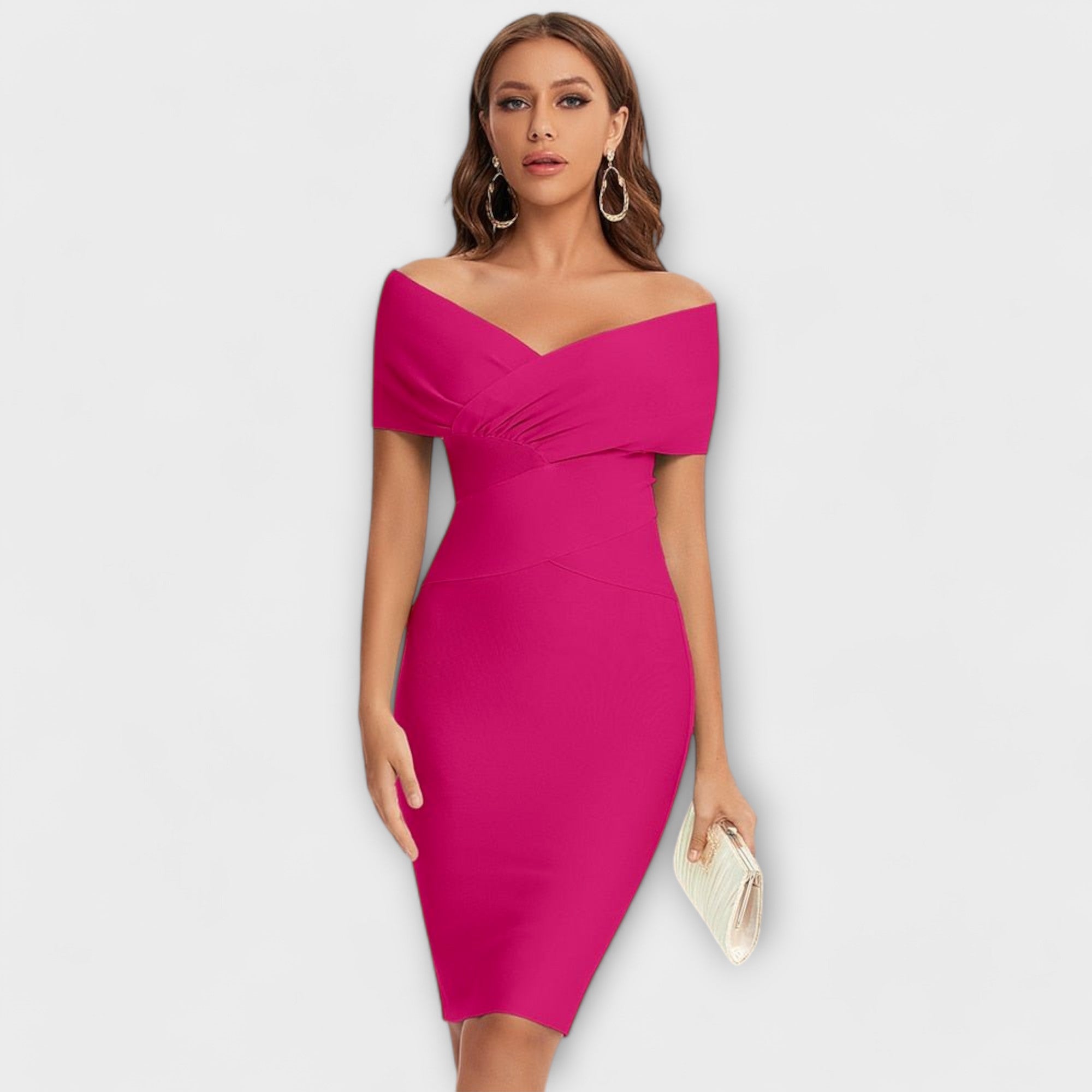 Ofélia | Elegant V-Neck Dress