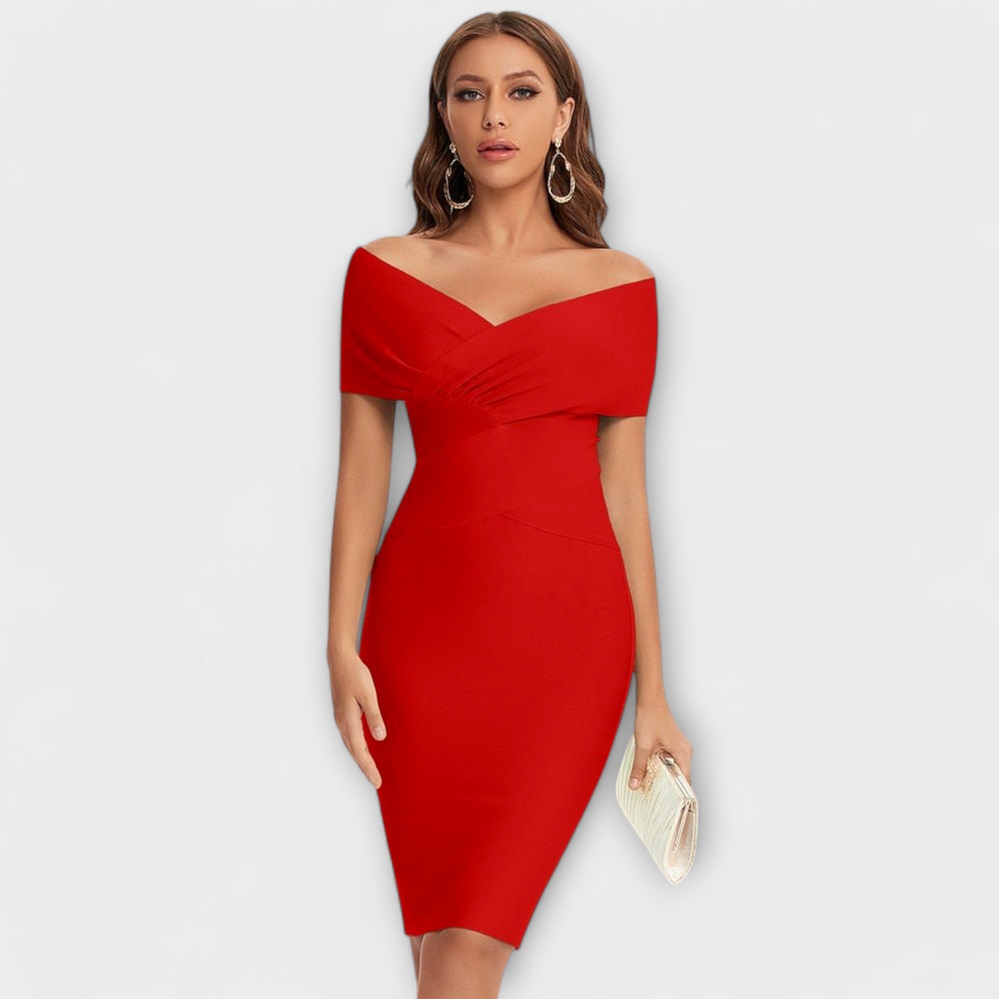 Ofélia | Elegant V-Neck Dress