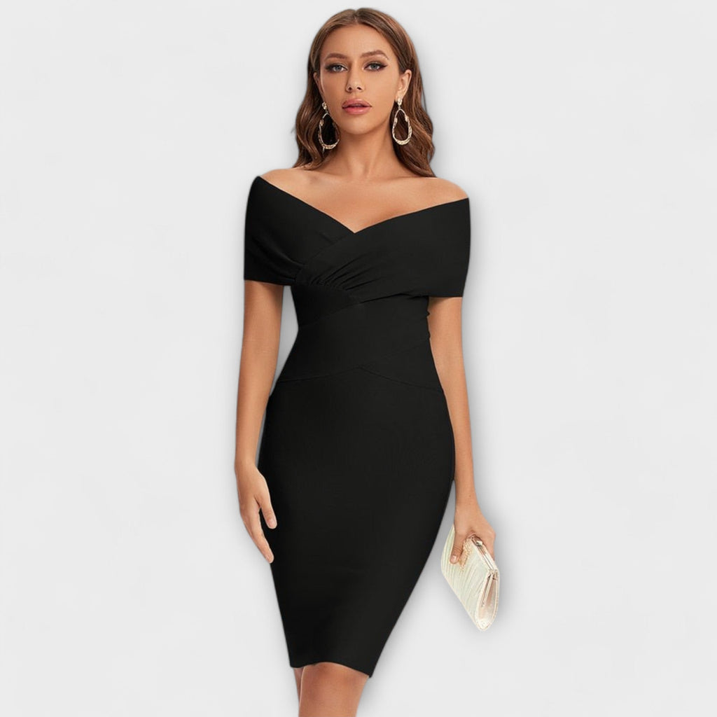 Ofélia | Elegant V-Neck Dress