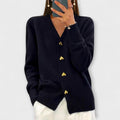 Marij | Women's V-Neck Jumper - Vintage Style Décolleté
