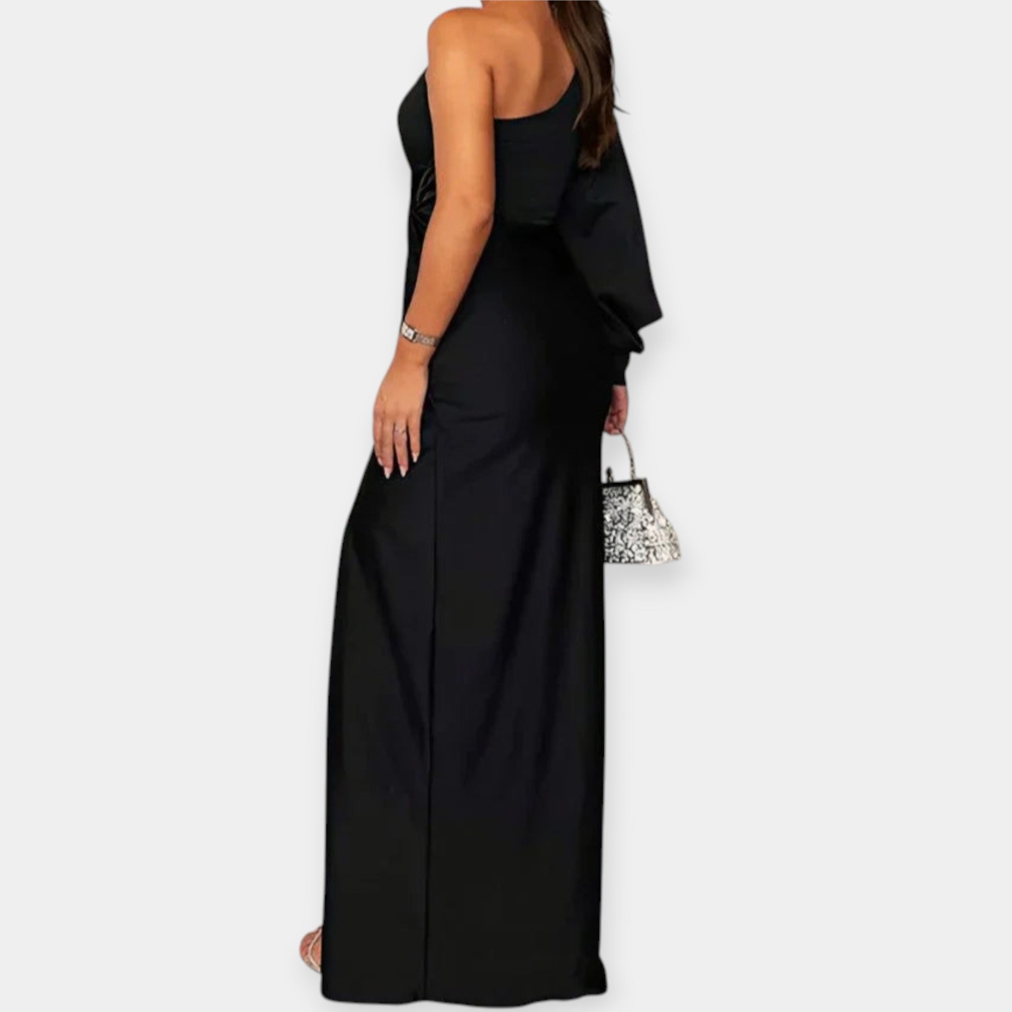 Carolina | One-Shoulder Maxi Dress with Slit