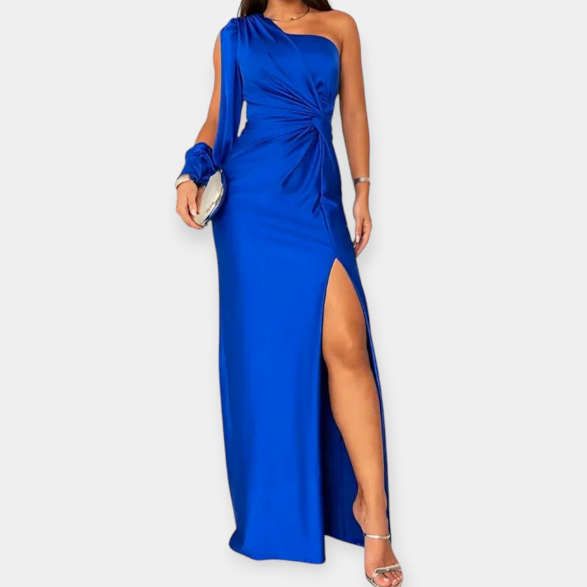 Carolina | One-Shoulder Maxi Dress with Slit