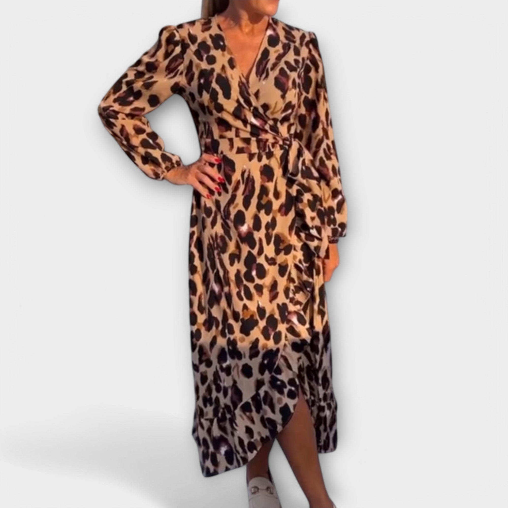 Emília | Leopard Print Daily Dress