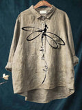 Anaïs | Women's Graceful Butterfly Print Everyday Shirt