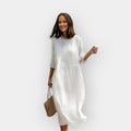 Jade | Dress with a flattering cover for the tummy