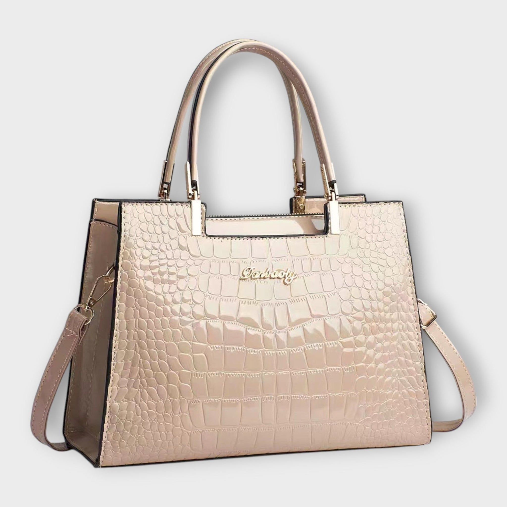 Albina | Sparkling Crocodile Efect Bag