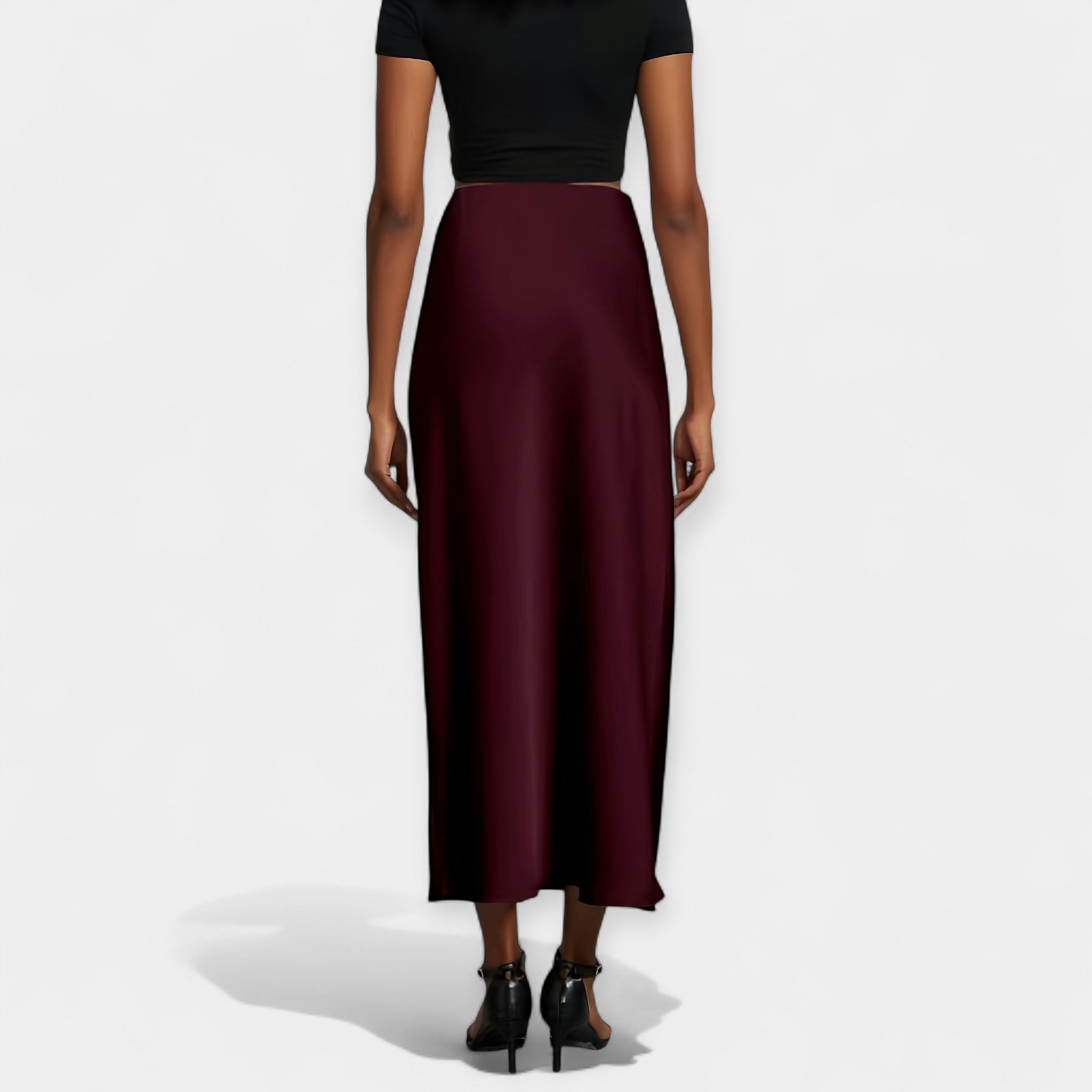 Lorena | High-Waisted Midi Skirt