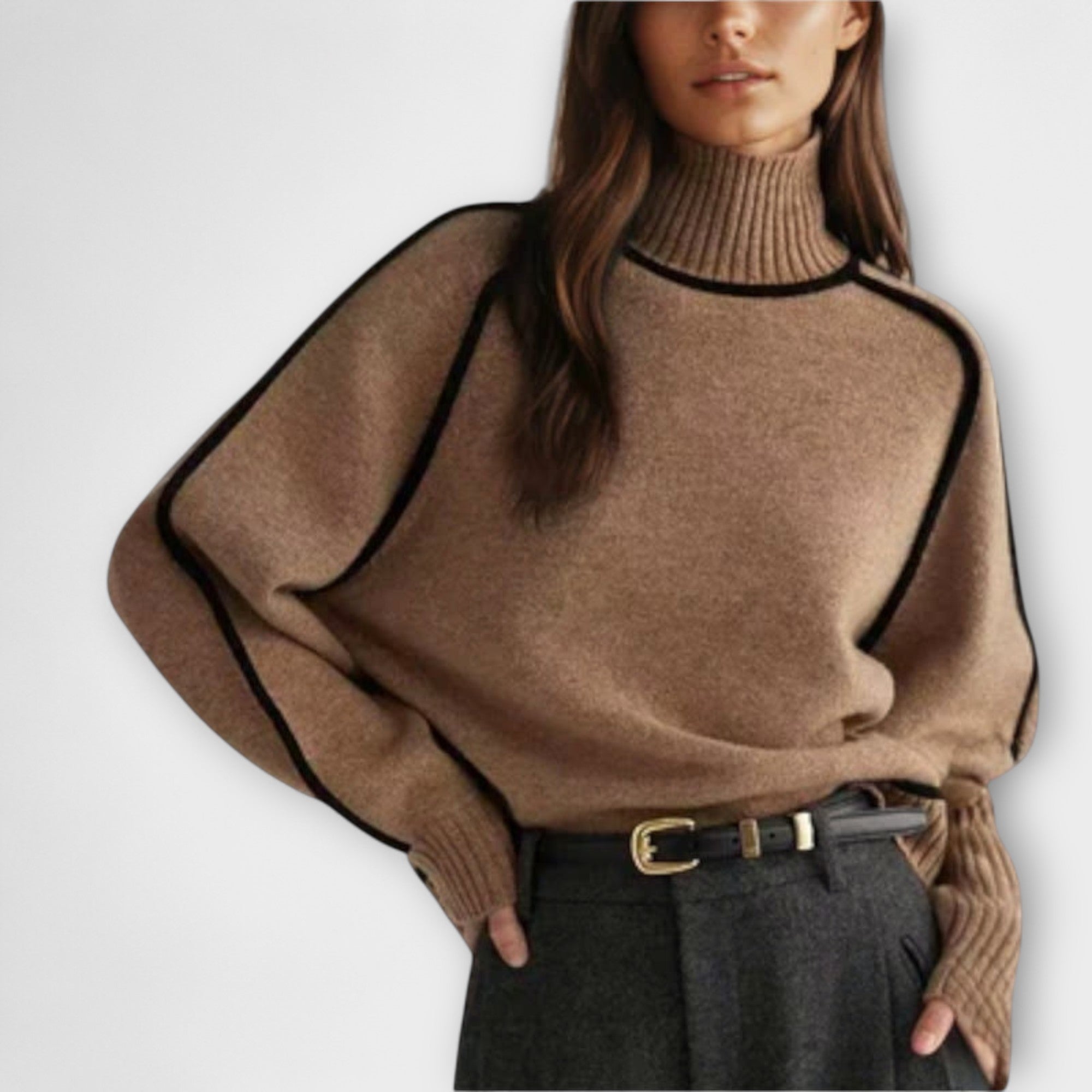 Emilie | Soft and Stylish High Neck Sweater