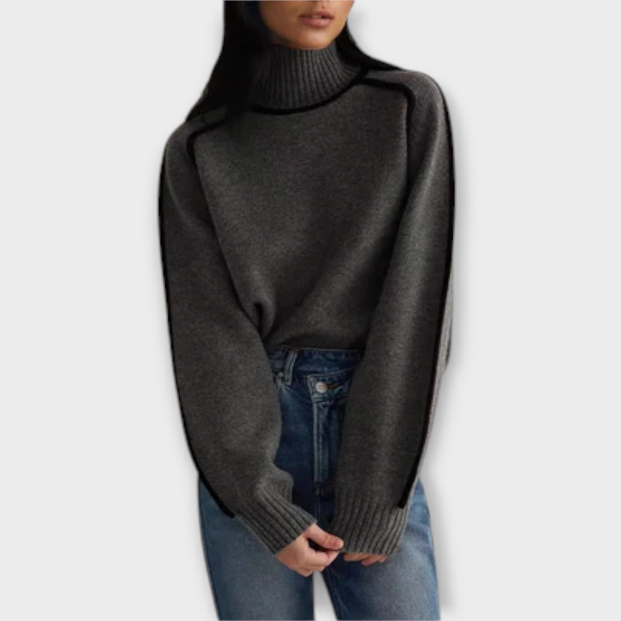 Emilie | Soft and Stylish High Neck Sweater