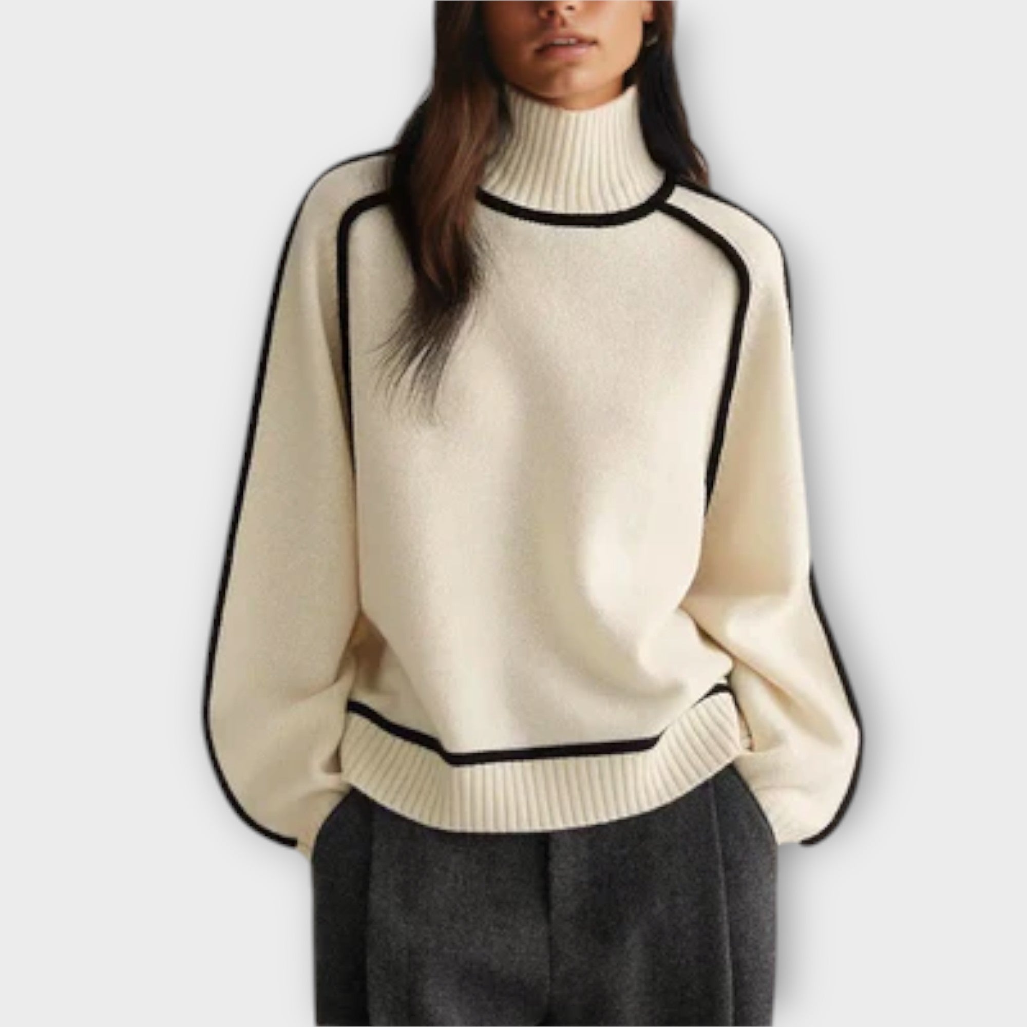 Emilie | Soft and Stylish High Neck Sweater
