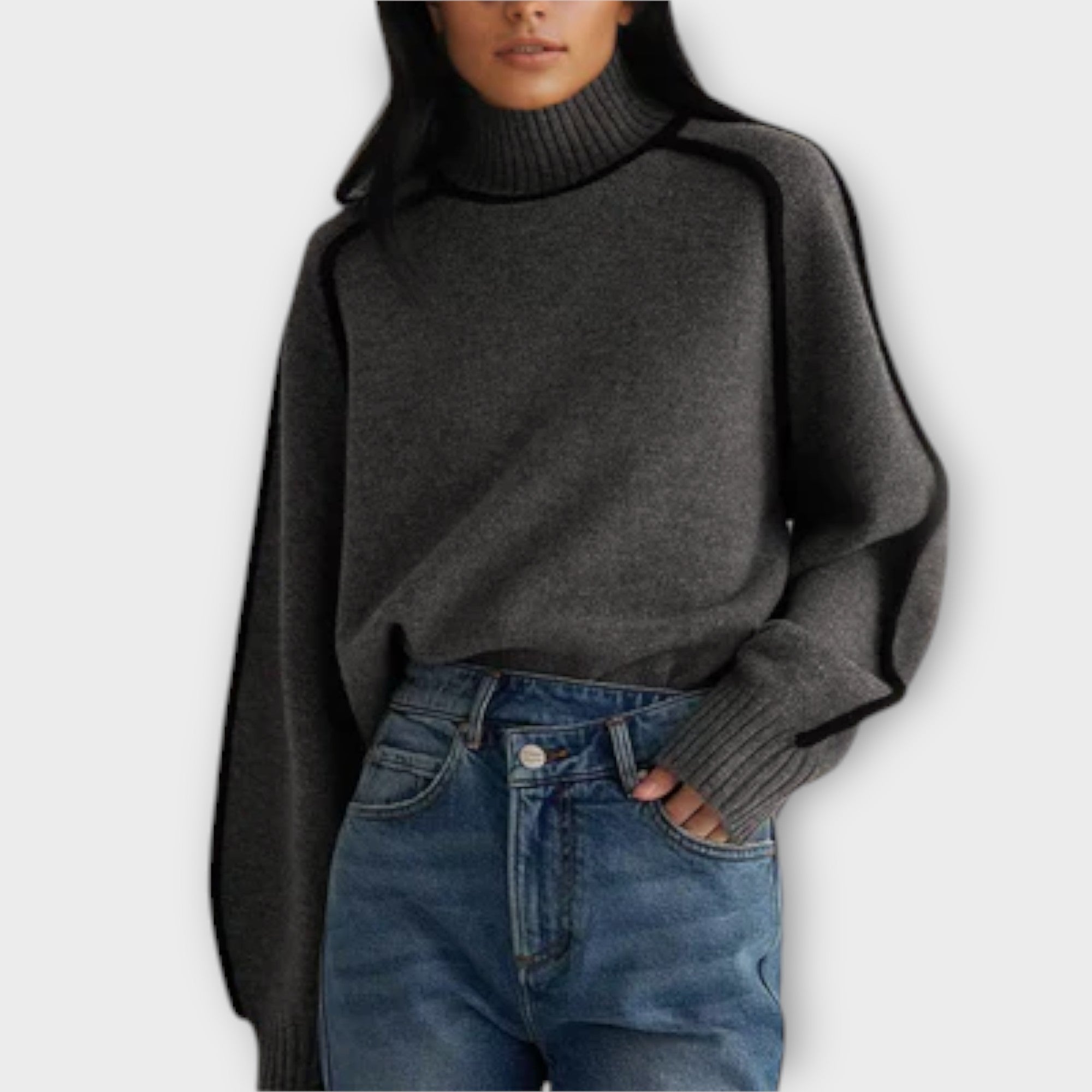 Emilie | Soft and Stylish High Neck Sweater