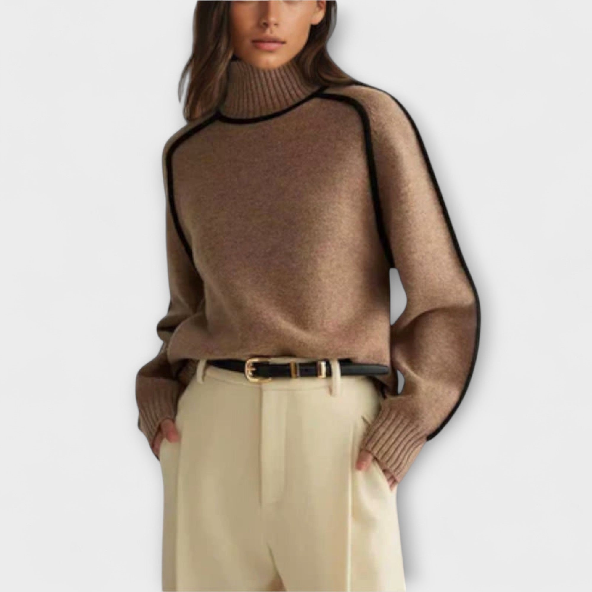 Emilie | Soft and Stylish High Neck Sweater