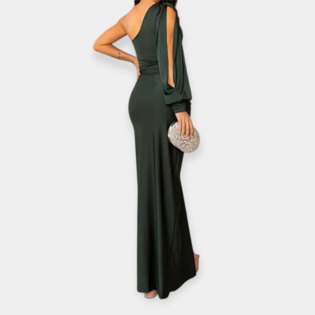 Noa | One-Shoulder Maxi Dress with Slit