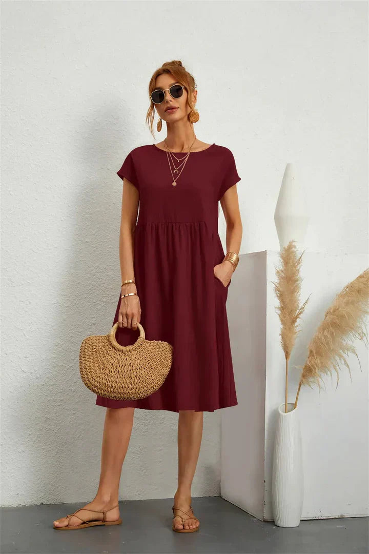 Sol | Elegant dress for festive occasions with summer lightness