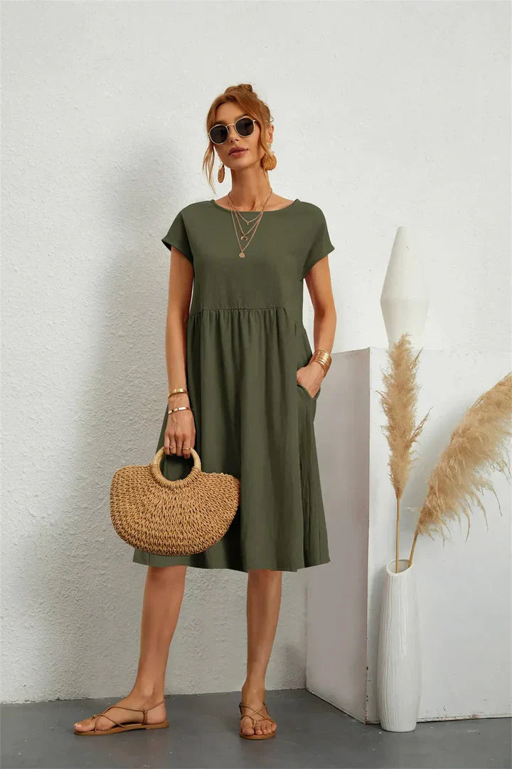 Sol | Elegant dress for festive occasions with summer lightness