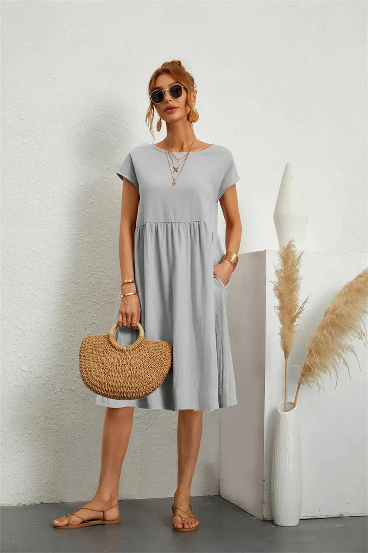 Sol | Elegant dress for festive occasions with summer lightness