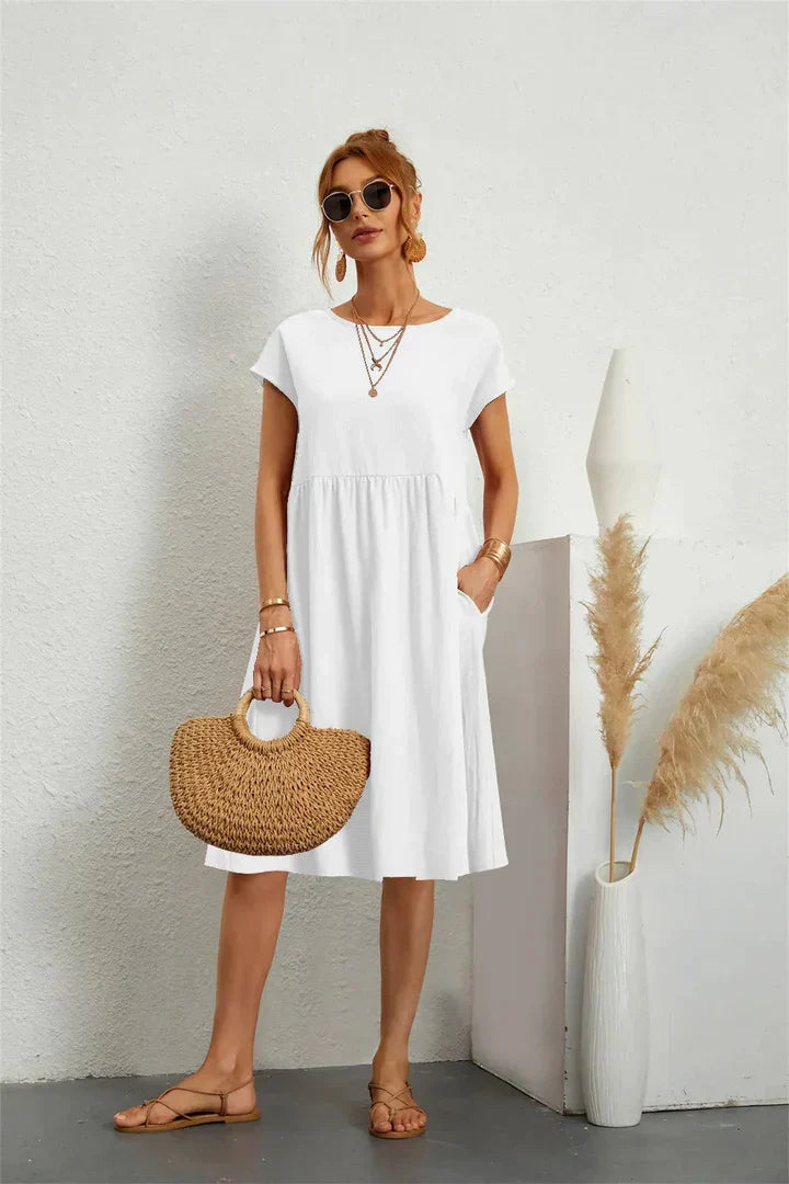 Sol | Elegant dress for festive occasions with summer lightness