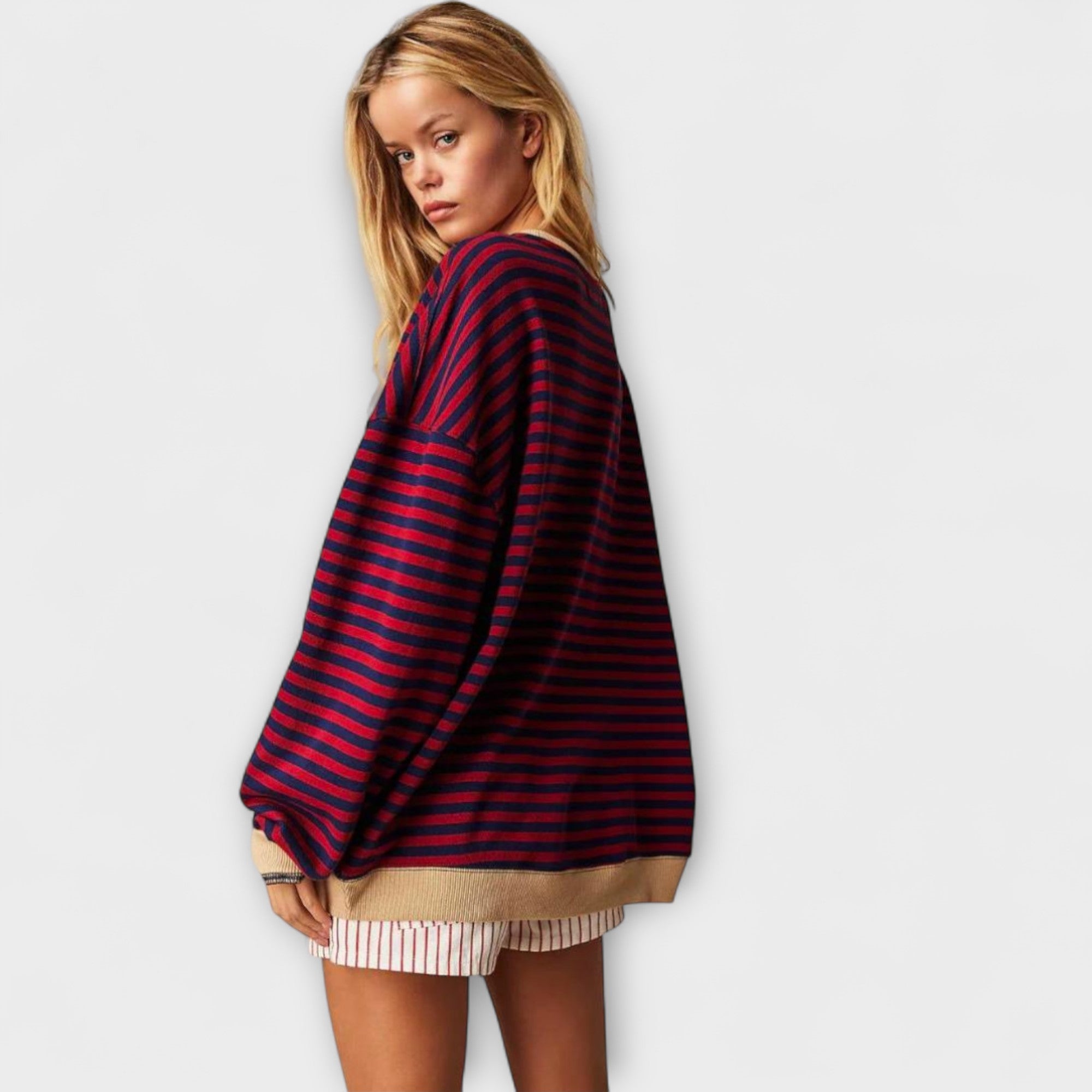 Maarja | Striped Oversized Jumper
