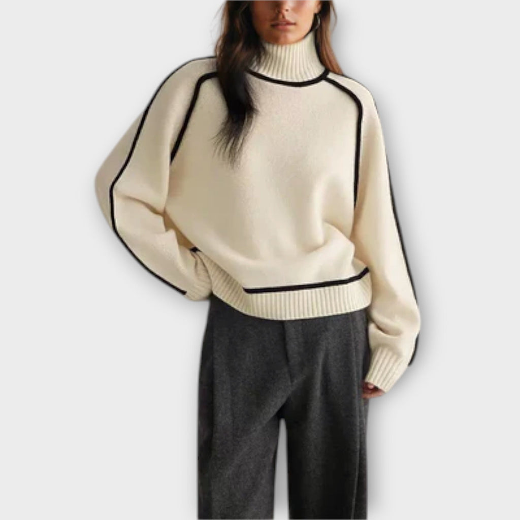 Emilie | Soft and Stylish High Neck Sweater
