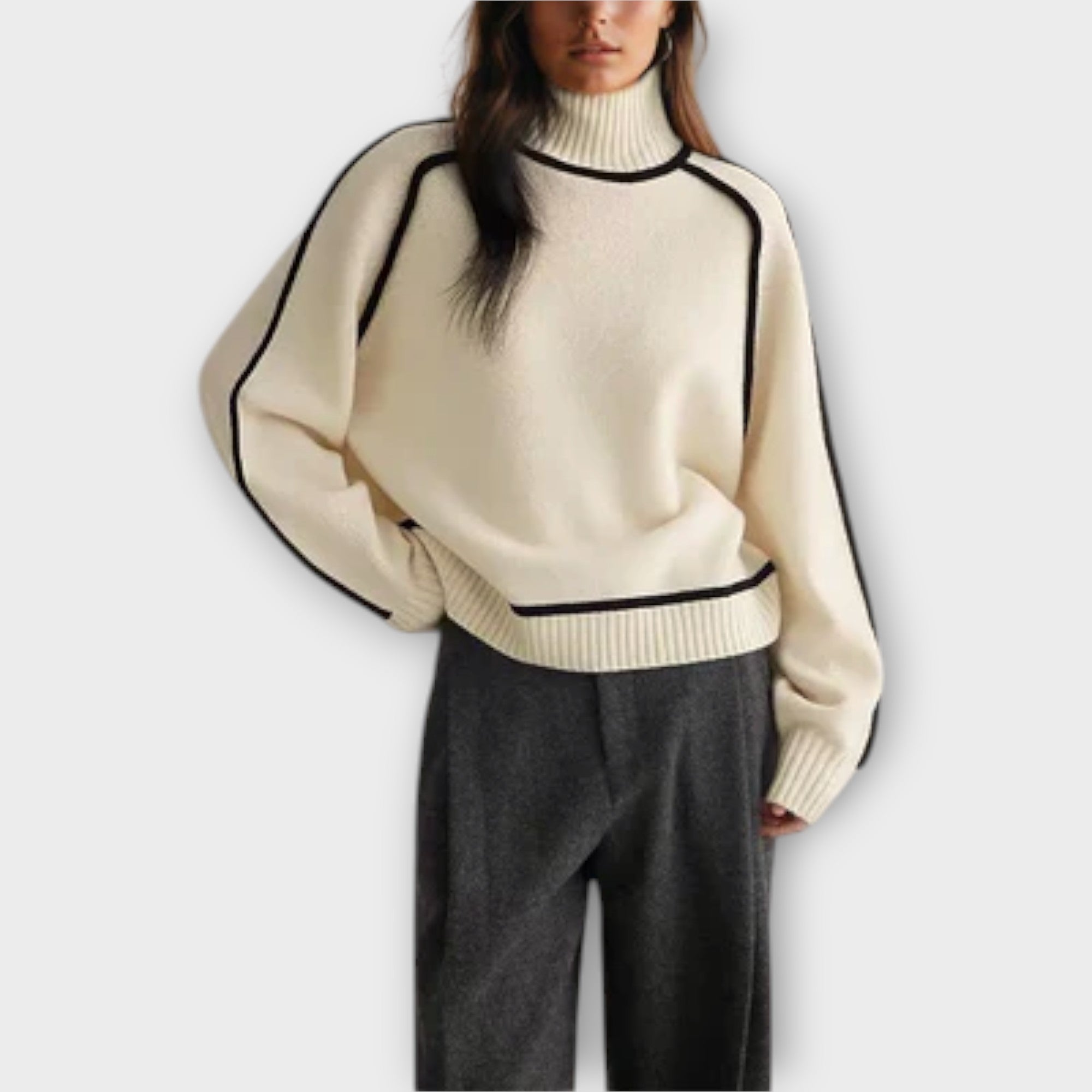 Emilie | Soft and Stylish High Neck Sweater