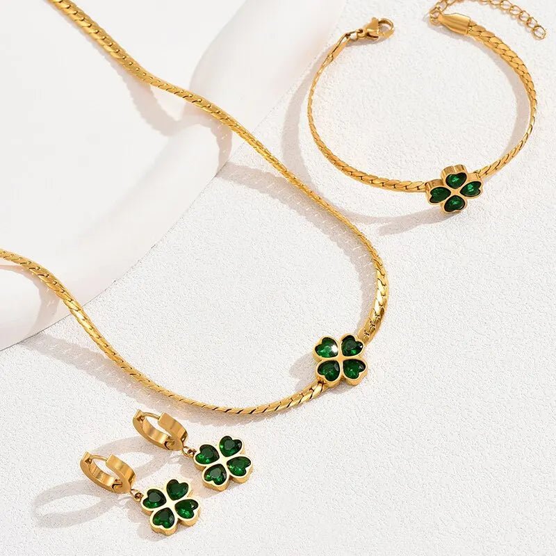 Clover Jewellery Set