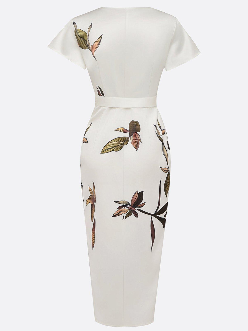 Elin | Elegant Wrap Dress with Floral Pattern