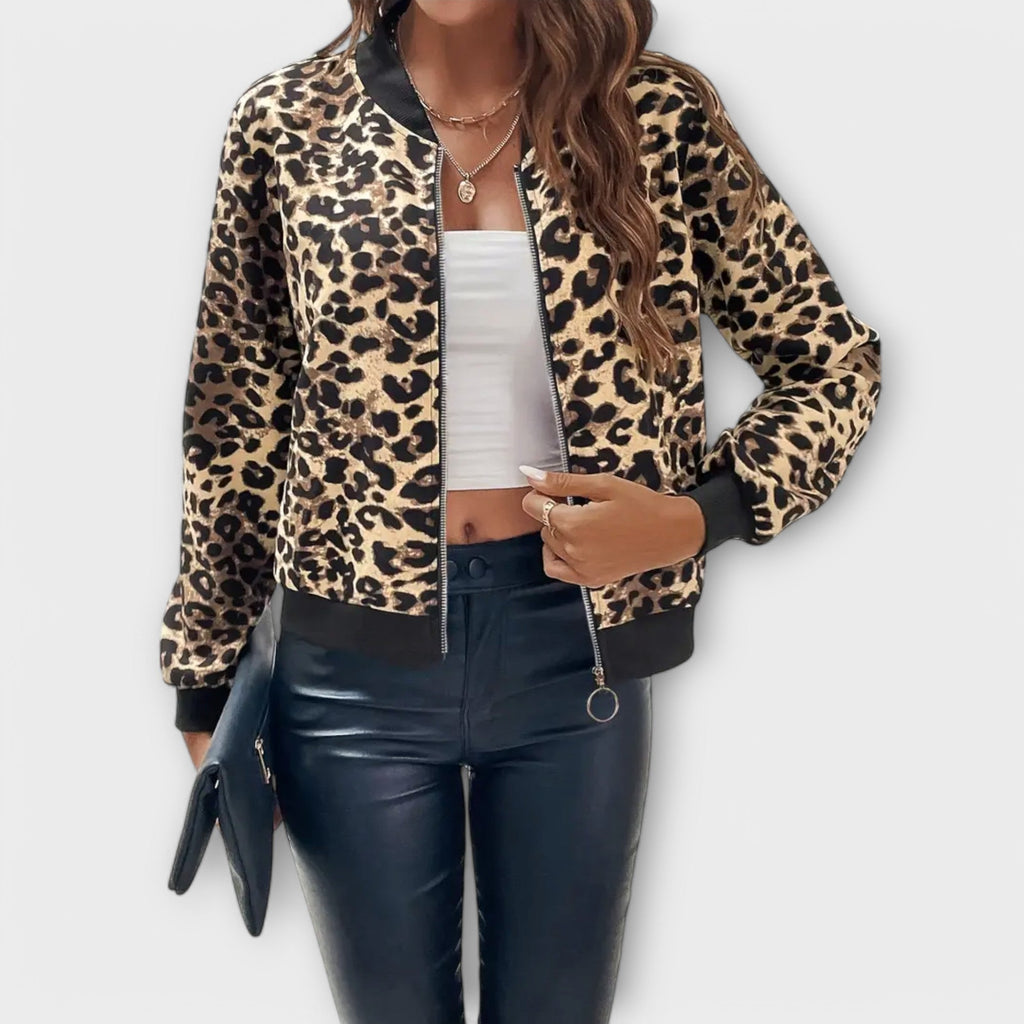 Raquel | Elegant Leopard Print Jacket