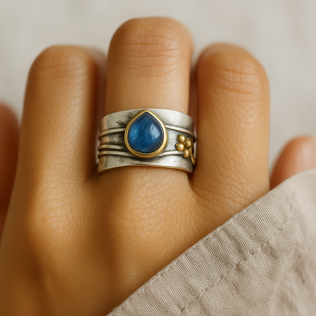 Vintage Blue Sapphire Ring