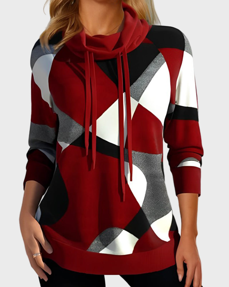 Aet | Knitted Hoodie with Artistic Design