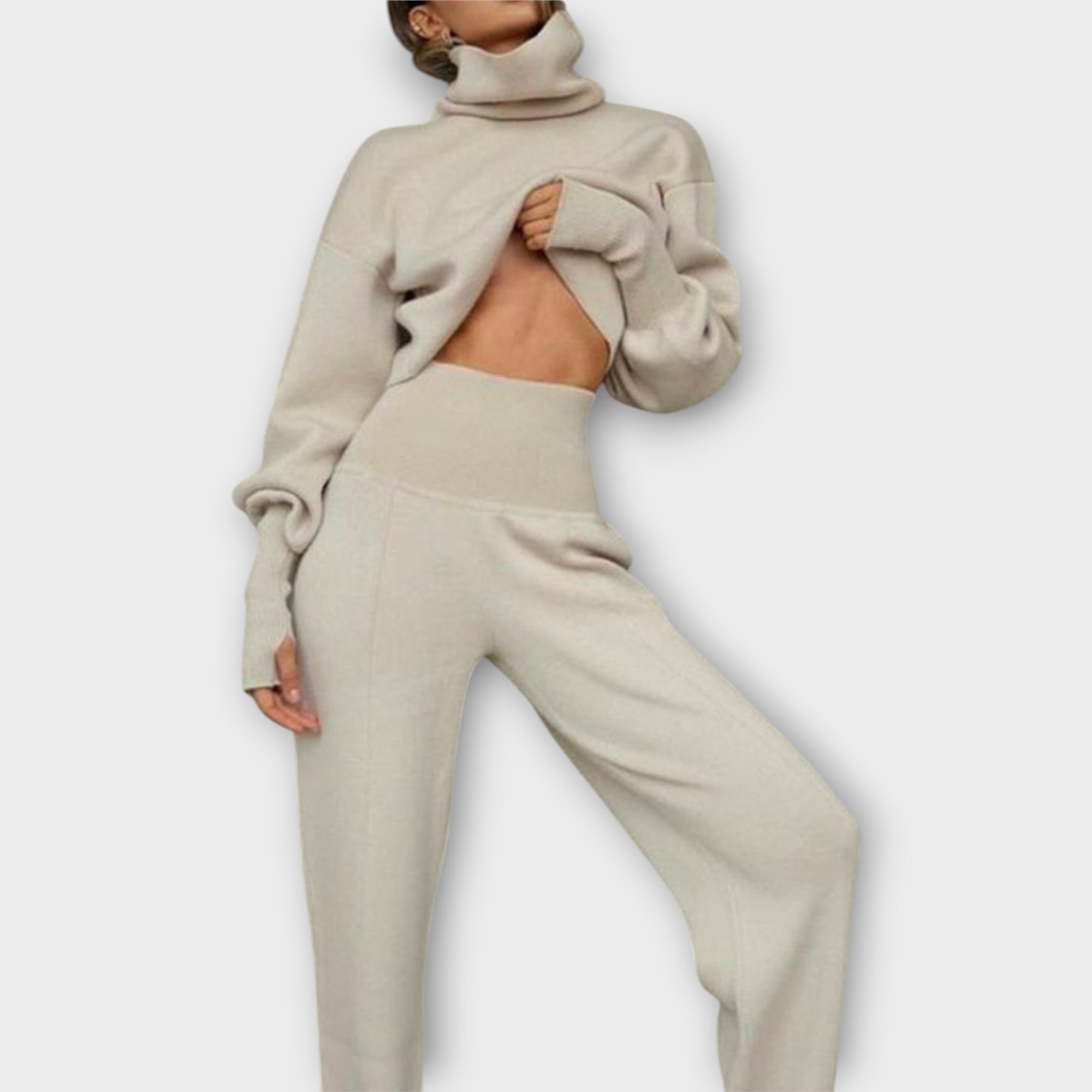 Odessa | Coordinated set with a high collar and spacious cut
