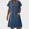 Julia | Soft Denim Dress