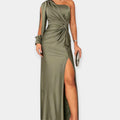Carolina | One-Shoulder Maxi Dress with Slit