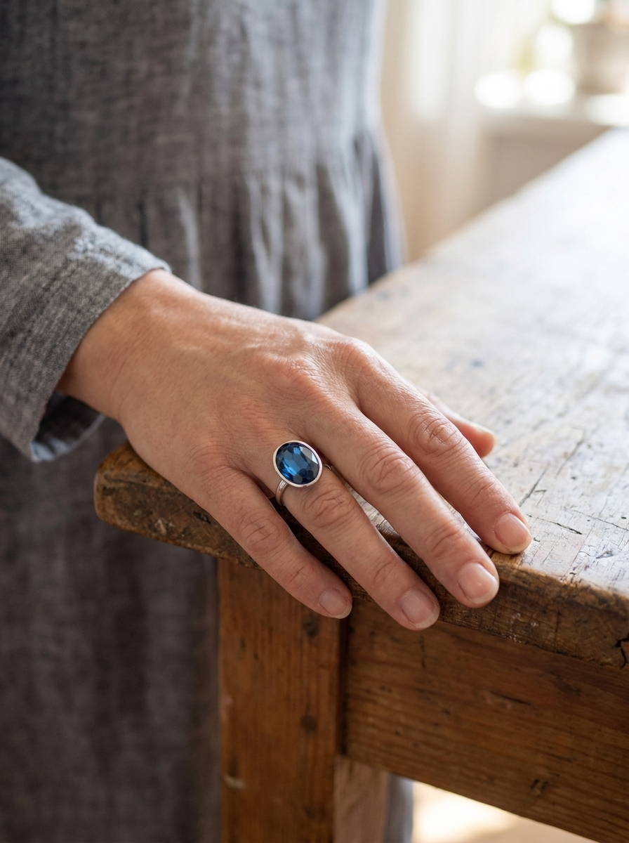 Celestial Blue Ring™ – Vintage Brilliance
