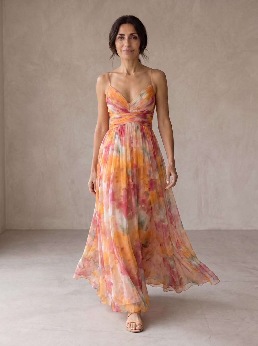 Giselle | Enchanting Maxi Dress with Floral Print
