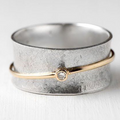 Elegance Gold™ Ring – Silver & Shine