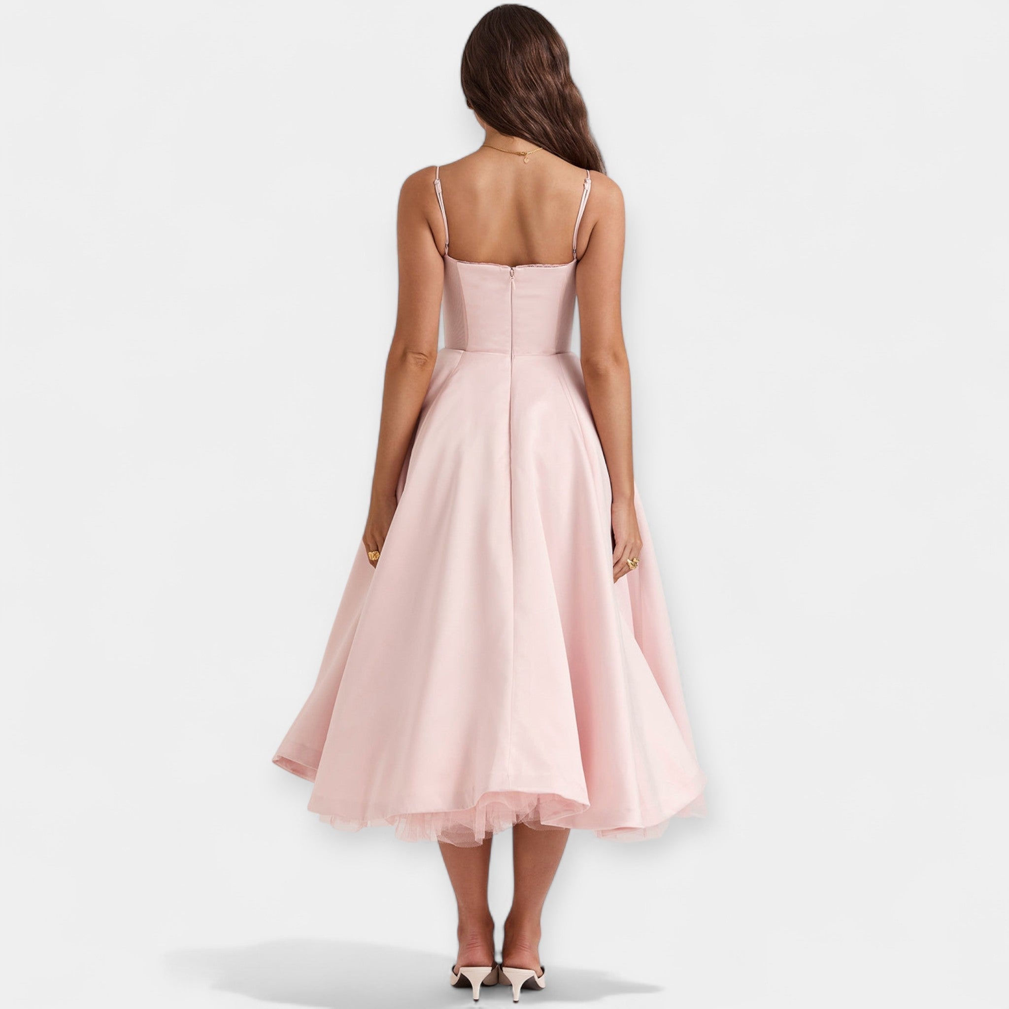 Amaya | Midi Dress with Tulle