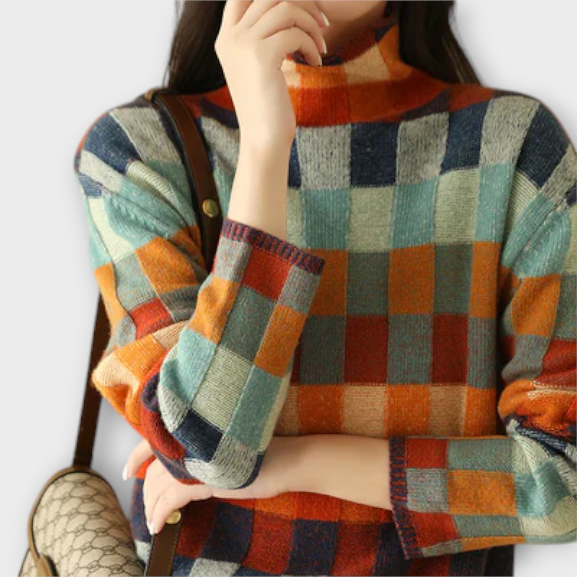 Erika | Rolled Neck Jumper