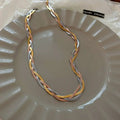 Chic Elegance Necklace in Gold and Silver