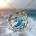 Necklace with “Ocean’s Promise” Pendant