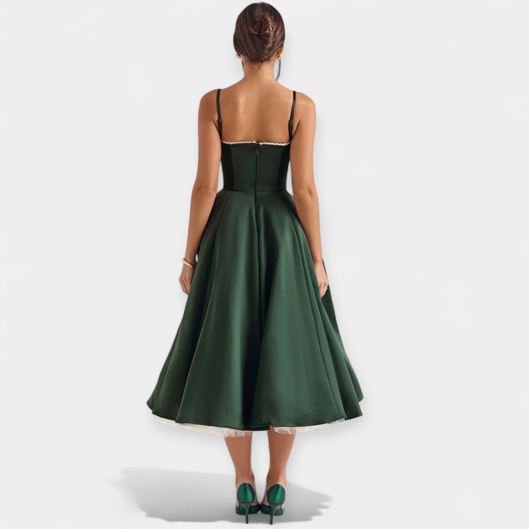 Amaya | Midi Dress with Tulle