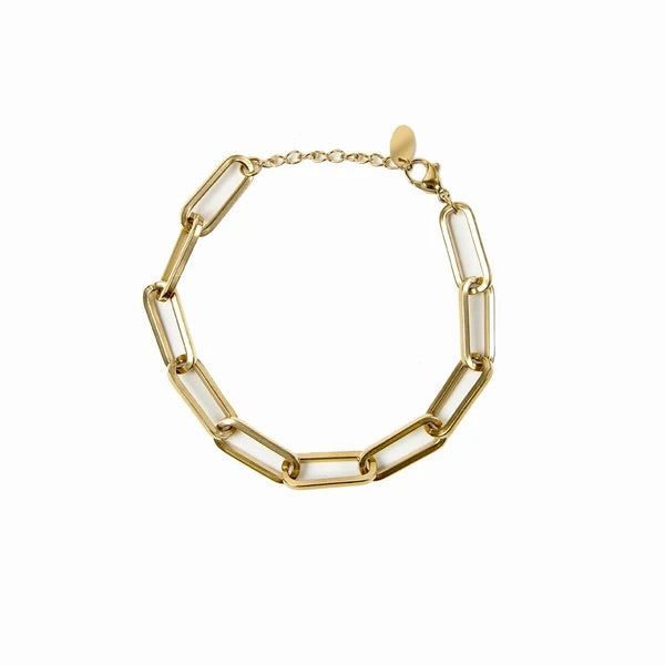 Golden clasp bracelet