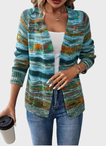 Maarika | Multicoloured Knitted Waistcoat
